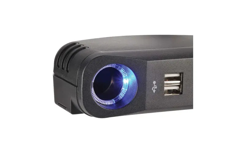 Narva Cigarette Lighter Plug With Lead Accessory And Dual USB Sockets 10A 12V