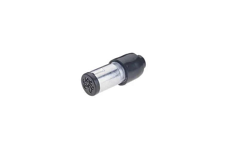 Narva 7 Pin Small Round Metal Trailer Plug 15A