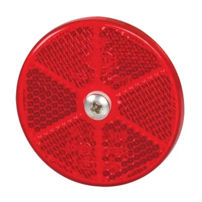 Hella Reflector Round Red 60mm Screw Mount ADR