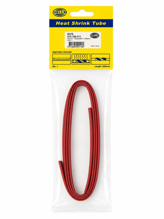 Hella Red Heat Shrink Tubing 9.5mm 1.2m