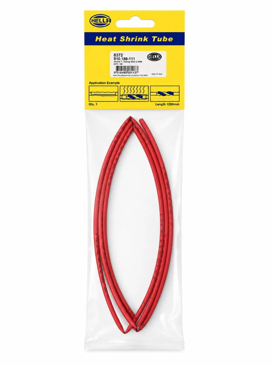 Hella Red Heat Shrink Tubing 3.2mm 1.2m