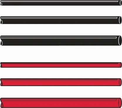 Hella Heat Shrink Tubing Assortment Black Red 3.2mm 4.8mm 6.4mm 200mm
