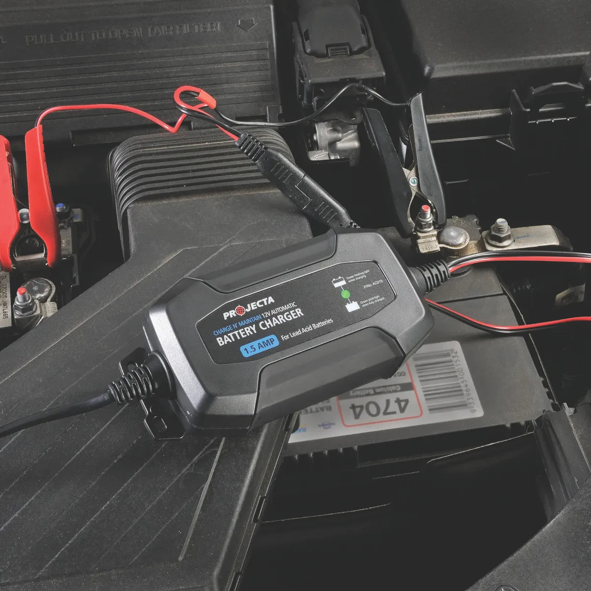 Projecta Charge N Maintain 12V 1.5A 4 Stage Automatic Battery Charger