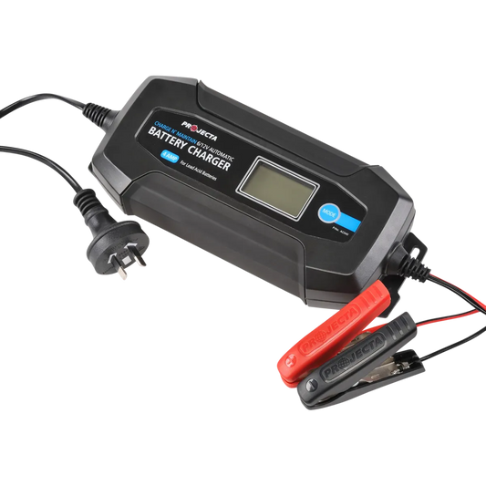 Projecta Charge N Maintain 6V-12V 4A 8 Stage Automatic Battery Charger
