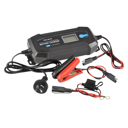 Projecta Charge N Maintain 6V-12V 4A 8 Stage Automatic Battery Charger