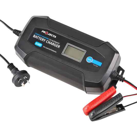 Projecta Charge N Maintain 12V 8A 8 Stage Automatic Battery Charger