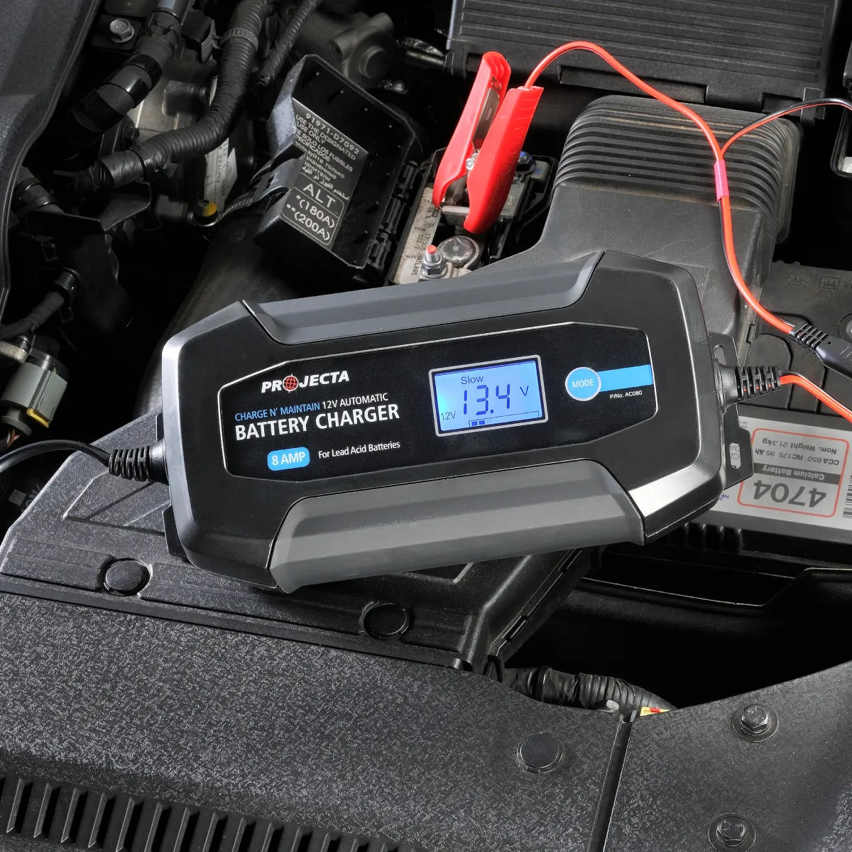 Projecta Charge N Maintain 12V 8A 8 Stage Automatic Battery Charger