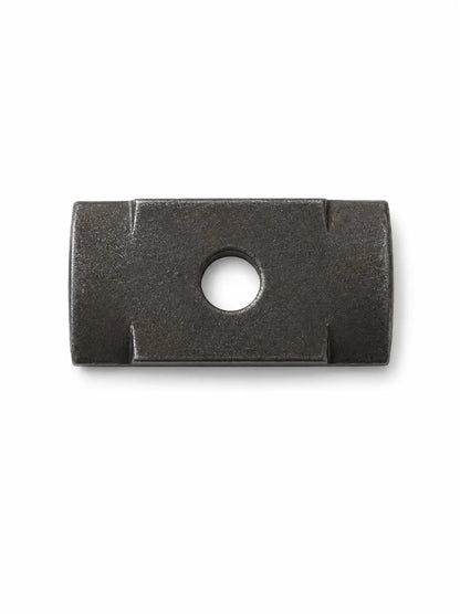 Axle Saddle Pad 40 x 85 x 7mm Black 16mm Hole