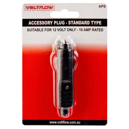 VoltFlow 12V Standard Accessory Plug 10A Pre-Wired