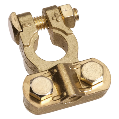 Projecta Brass Battery Terminal Heavy Duty Saddle Universal 50-95mmÃ‚Â² (0-000 B&S)