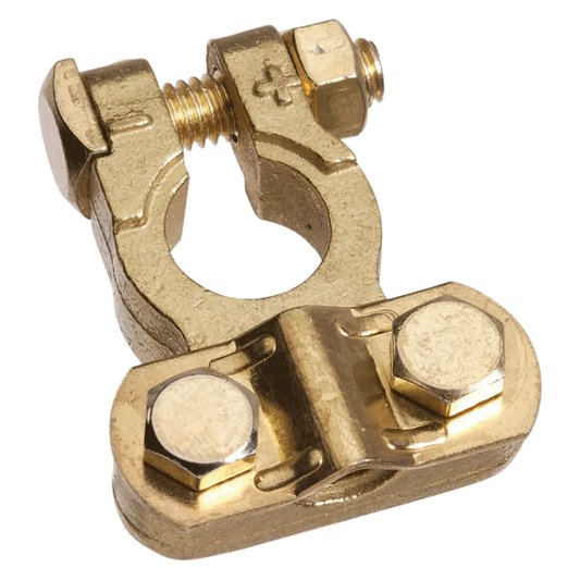 Projecta Brass Battery Terminal Heavy Duty Saddle Universal 50-95mmÃ‚Â² (0-000 B&S)