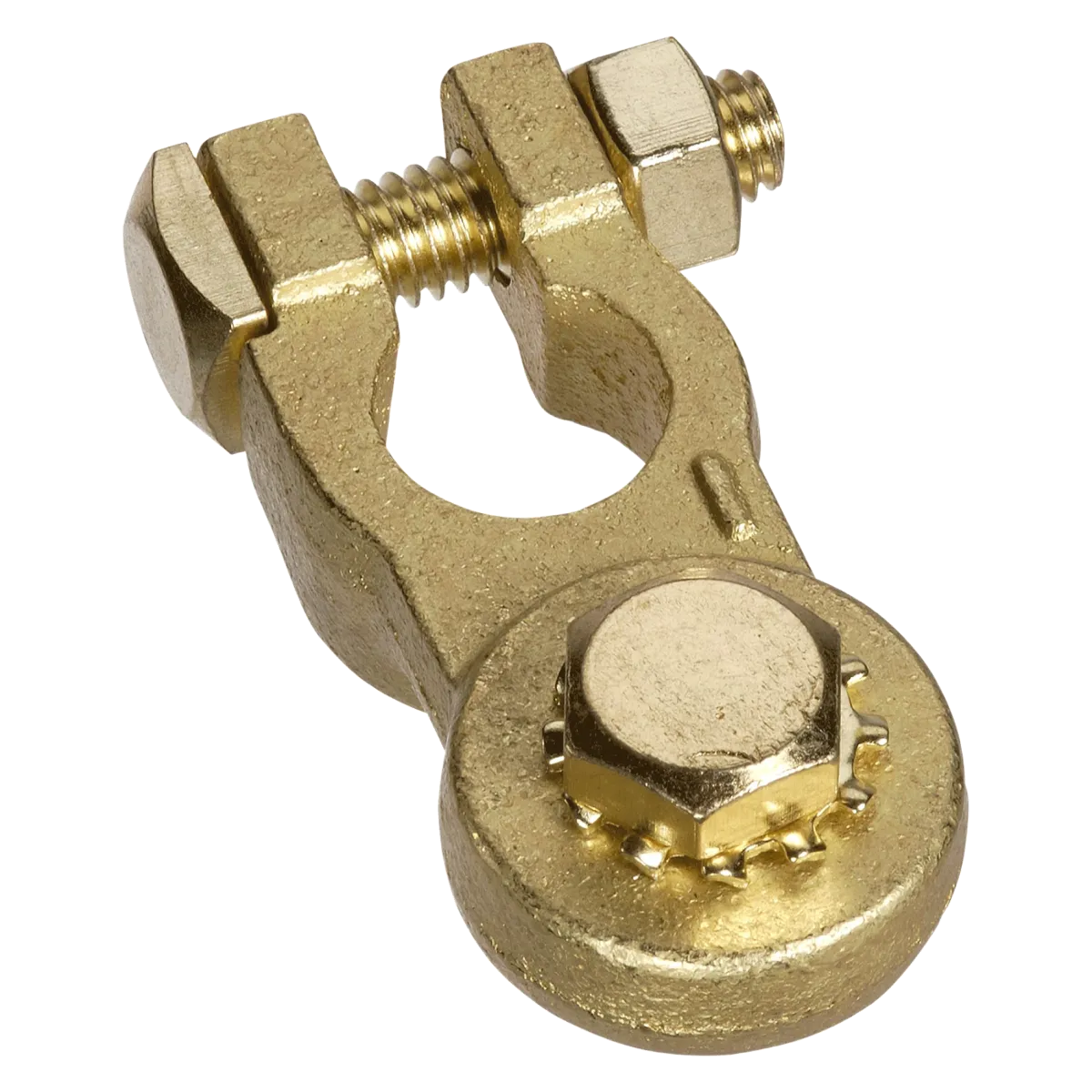 Projecta Brass Battery Terminal Heavy Duty Bolt Negative 3/8" (10mm) Stud