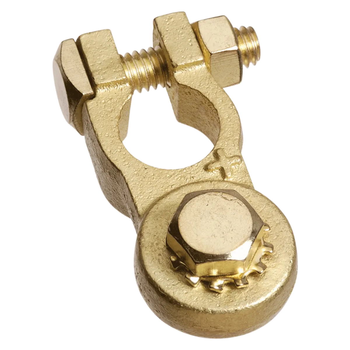 Projecta Brass Battery Terminal Heavy Duty Bolt Positive 3/8" (10mm) Stud