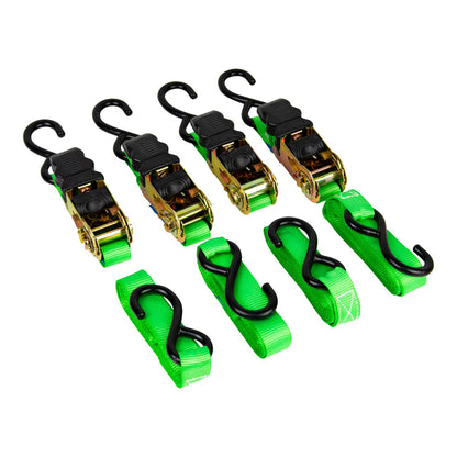 Monkey Grip Ratchet Tie Down 25mm x 4m 300kg 4 Pack