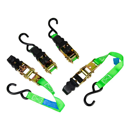 Monkey Grip Ratchet Tie Down 25mm x 4m 300kg 4 Pack