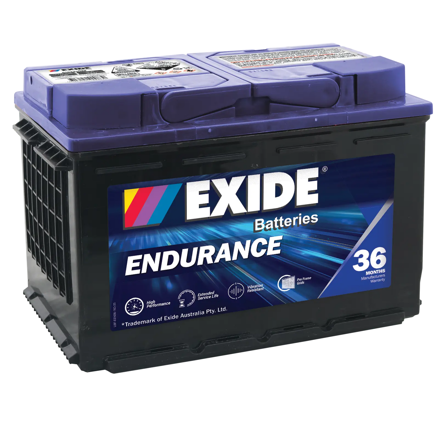 Exide DIN66HMF N66H/LN3 12V 720CCA 80Ah Endurance Vehicle Battery
