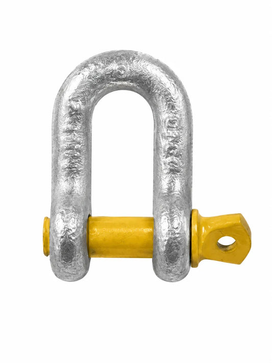 Austlift D-Shackle 7/16" 1.5-Tonne Grade S Galvanised AS2741