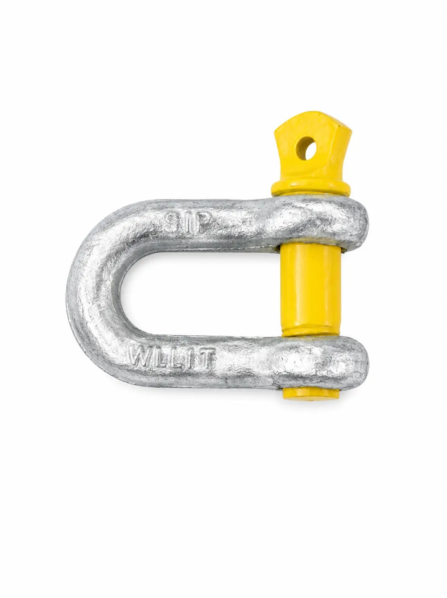 Austlift D-Shackle 1/2" 2-Tonne Grade S Galvanised AS2741