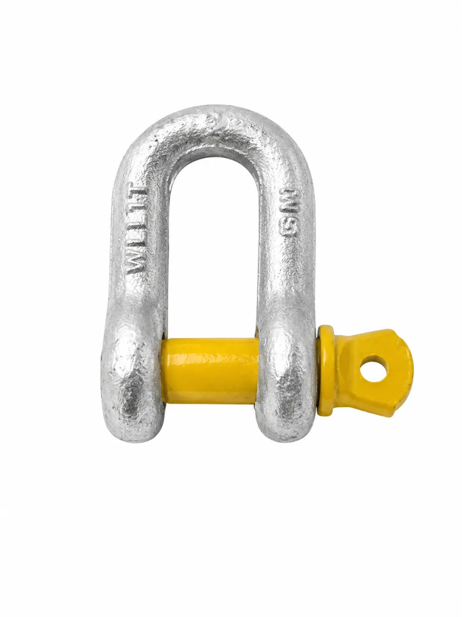Austlift D-Shackle 1/2" 2-Tonne Grade S Galvanised AS2741