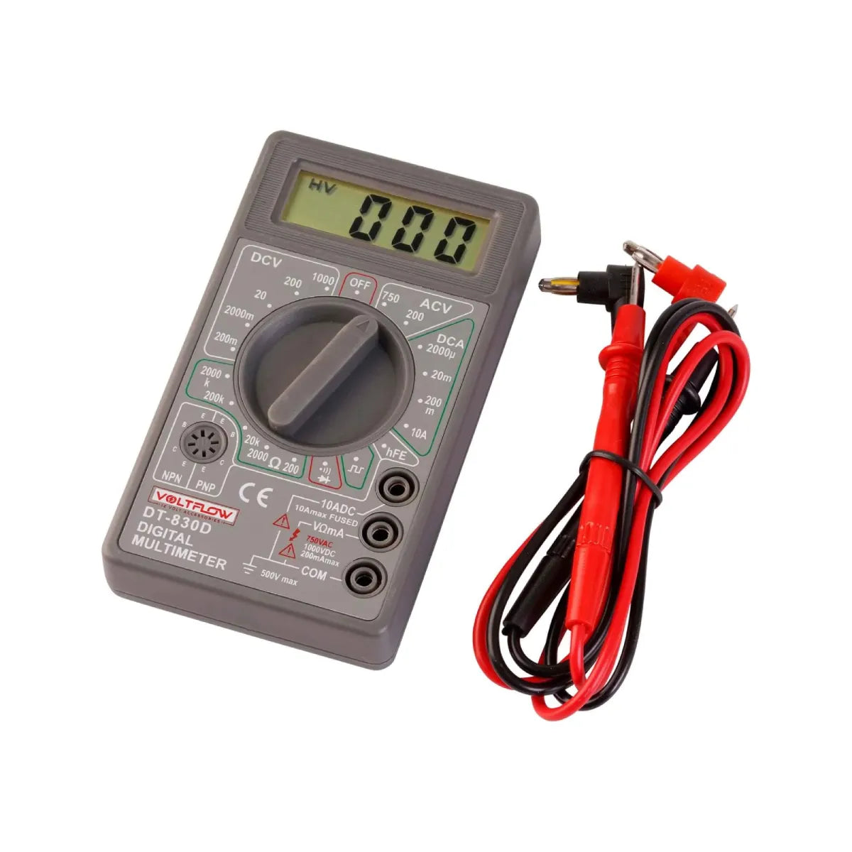 VoltFlow Digital Multimeter 6V-24V With Probe