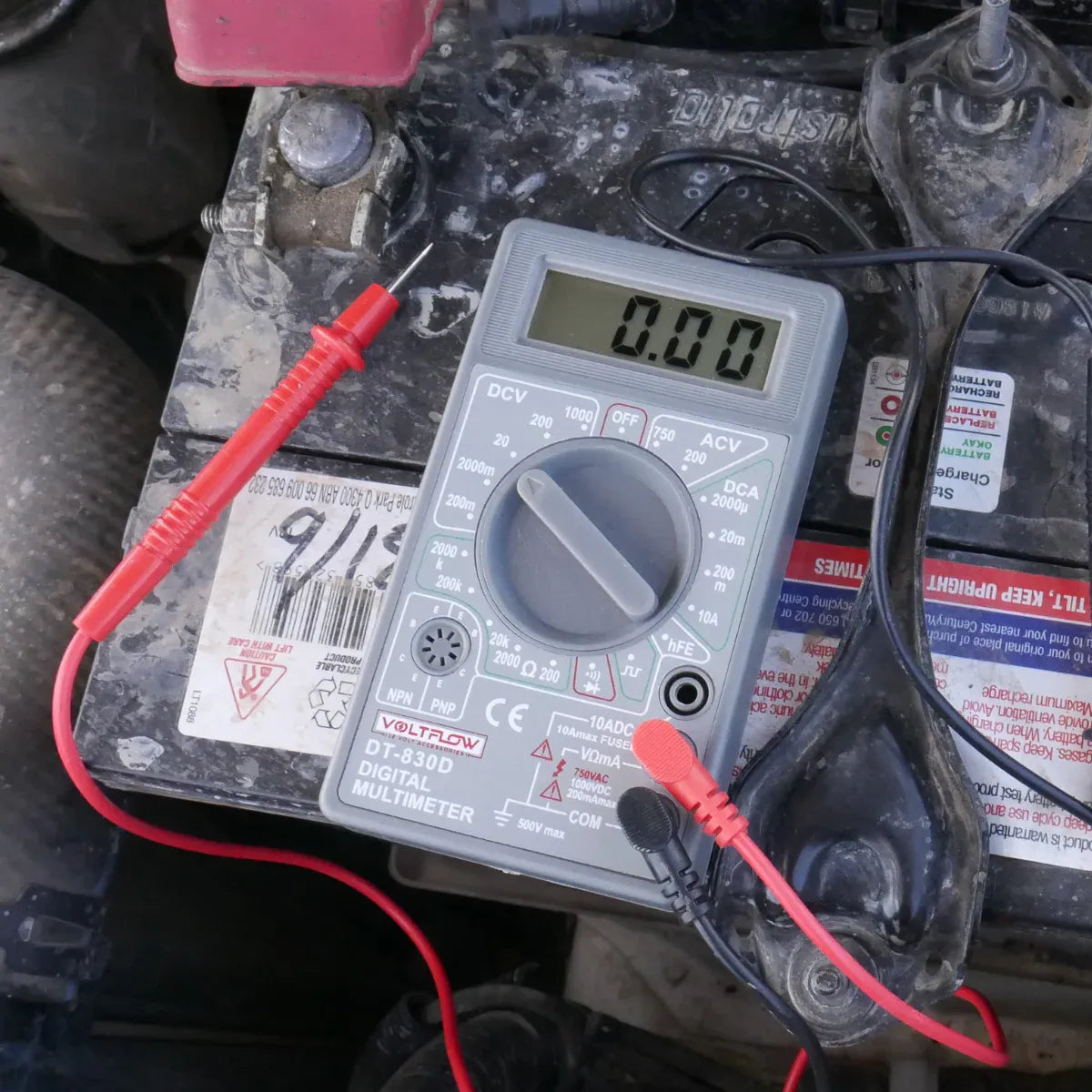 VoltFlow Digital Multimeter 6V-24V With Probe