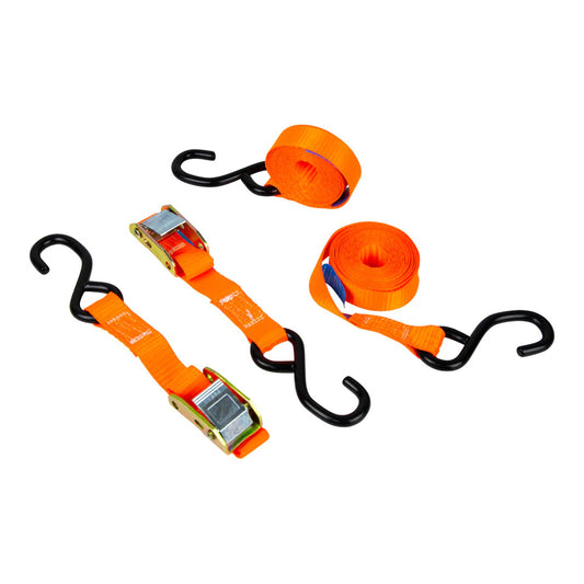 Monkey Grip Cam Buckle Tie Down 25mm x 3m 450kg 2 Pack