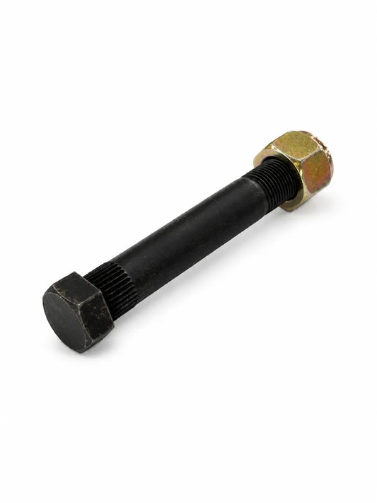 Manutec 16 x 112mm Non-Greaseable Suspension Bolt And Nyloc Nut Black