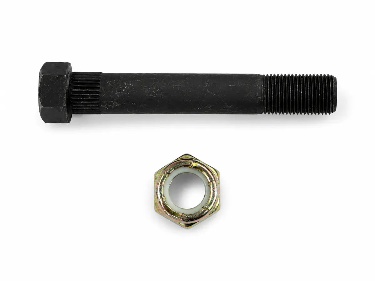 Manutec 16 x 112mm Non-Greaseable Suspension Bolt And Nyloc Nut Black