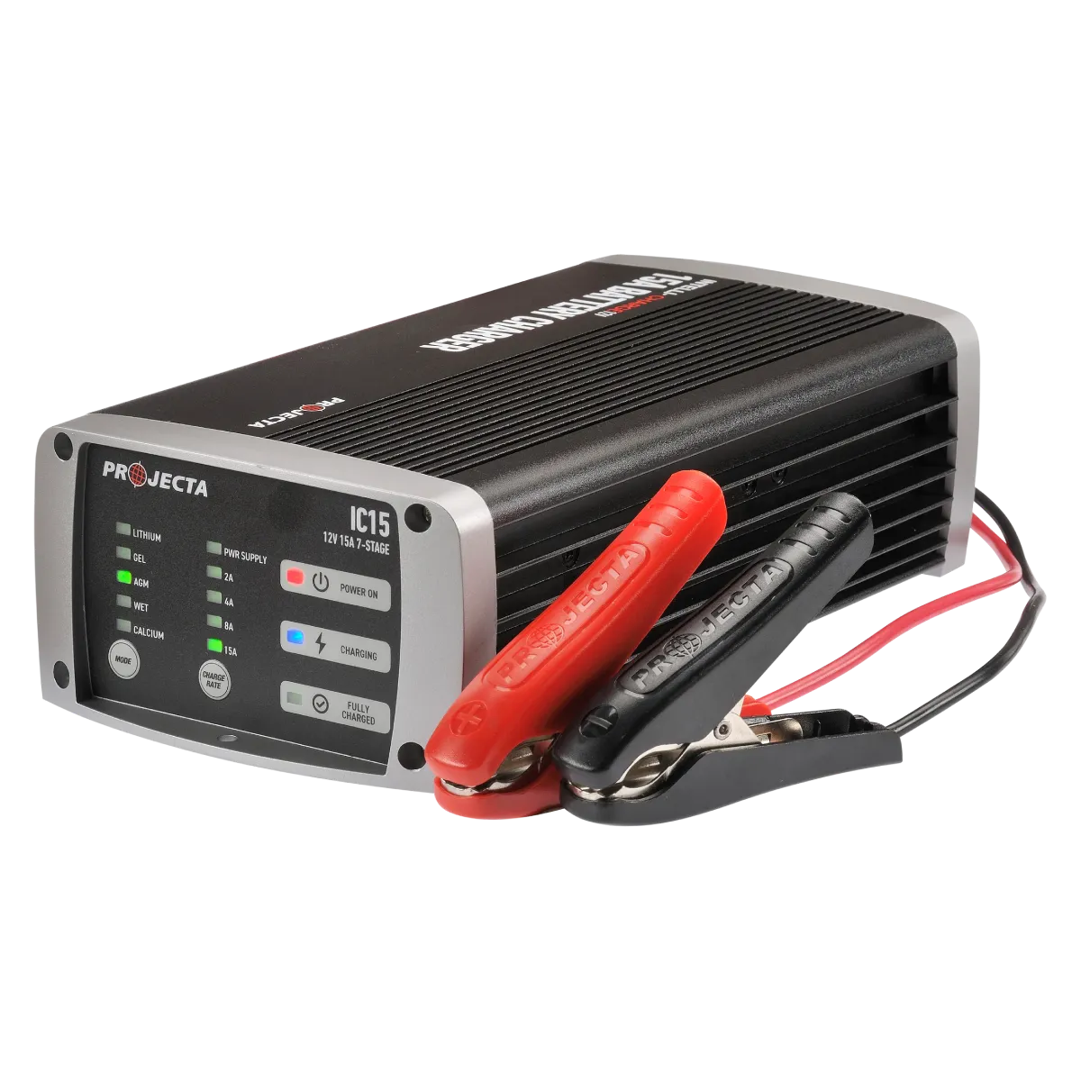 Projecta Intelli-Charge 12V 15A 7 Stage Automatic Battery Charger Multi Chemistry Lithium