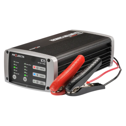 Projecta Intelli-Charge 12V 15A 7 Stage Automatic Battery Charger Multi Chemistry Lithium