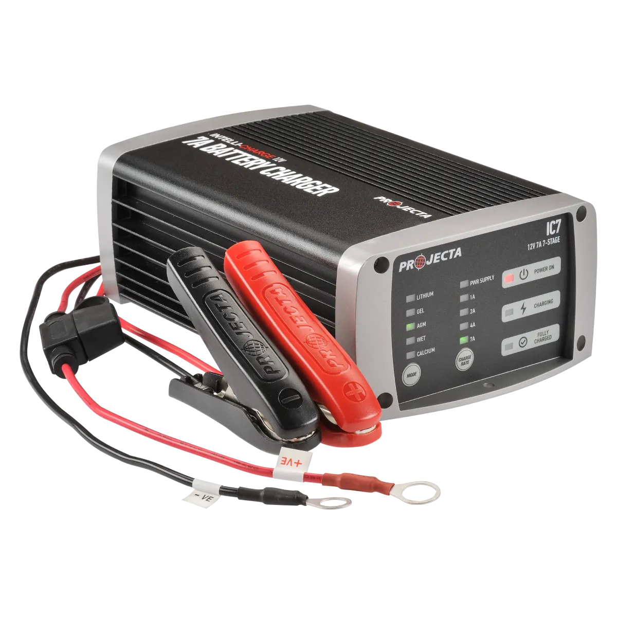 Projecta Intelli-Charge 12V 7A 7 Stage Automatic Battery Charger Multi Chemistry Lithium