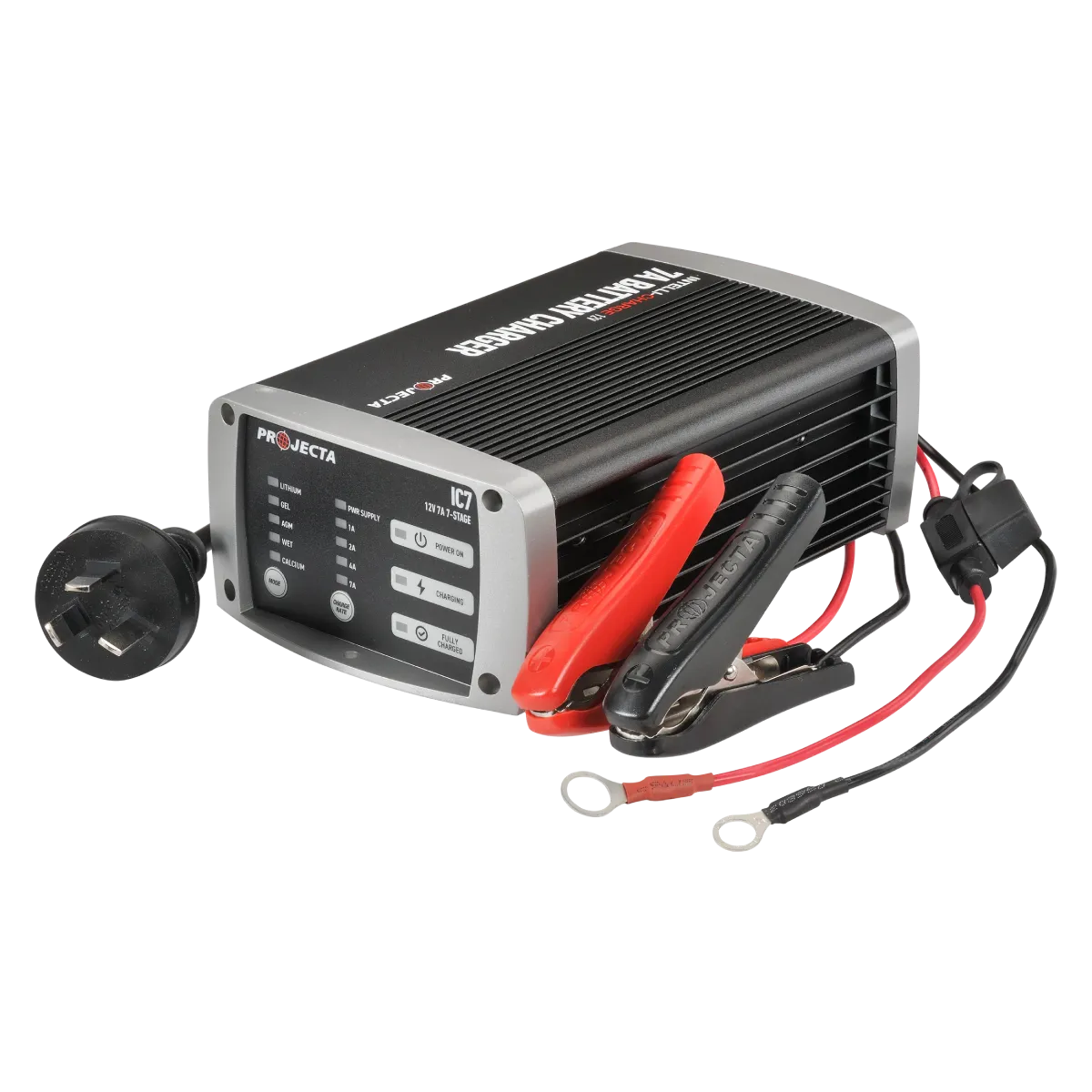 Projecta Intelli-Charge 12V 7A 7 Stage Automatic Battery Charger Multi Chemistry Lithium