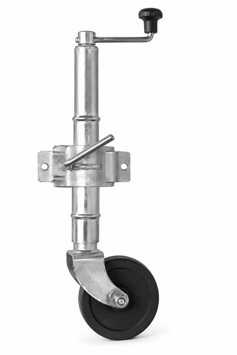 Manutec 6" Weld-On Jockey Wheel Nylon Web Bore Eco Clamp 350kg