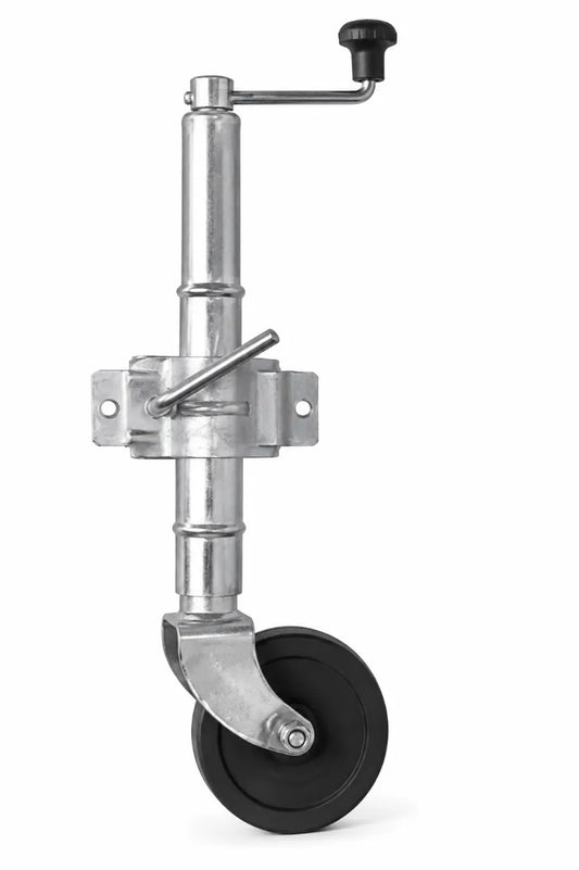 Manutec 6" Weld-On Jockey Wheel Nylon Web Bore Eco Clamp 350kg