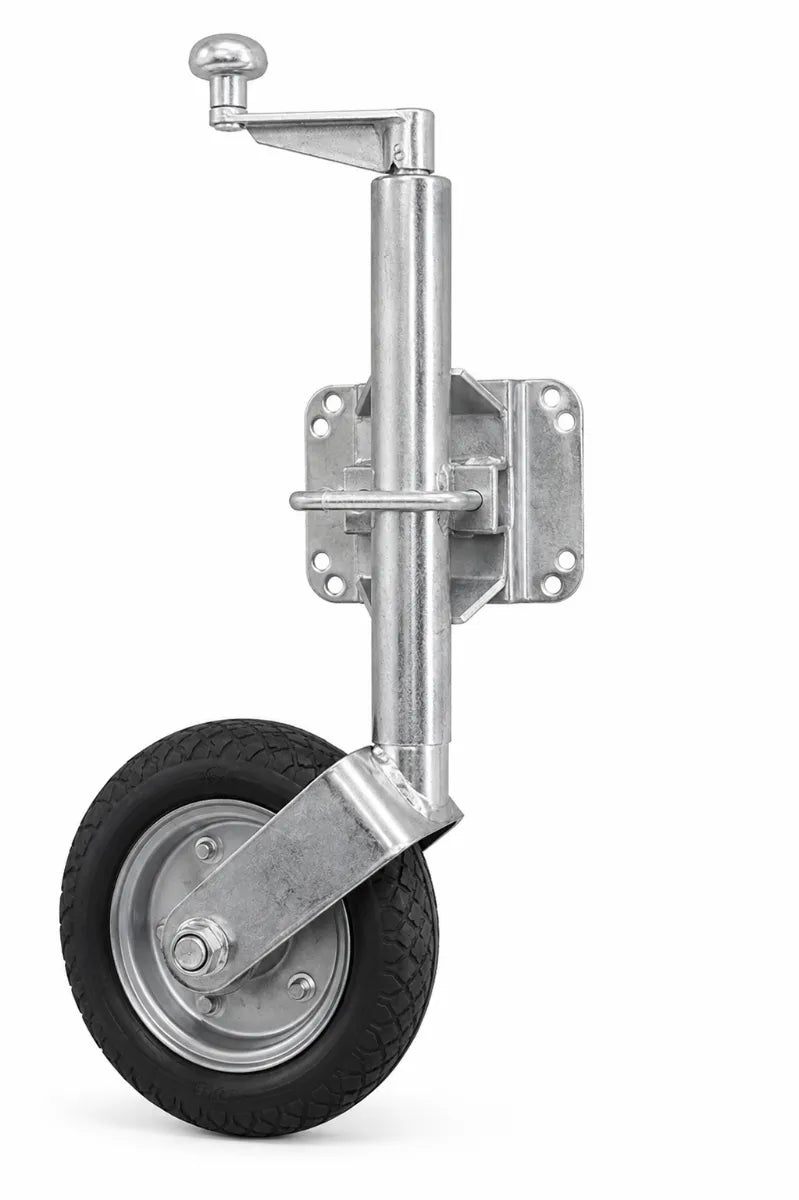 Manutec 10" Swing-Up U-Bolt Jockey Wheel Bronze Bush Heavy Duty Bracket 1000kg
