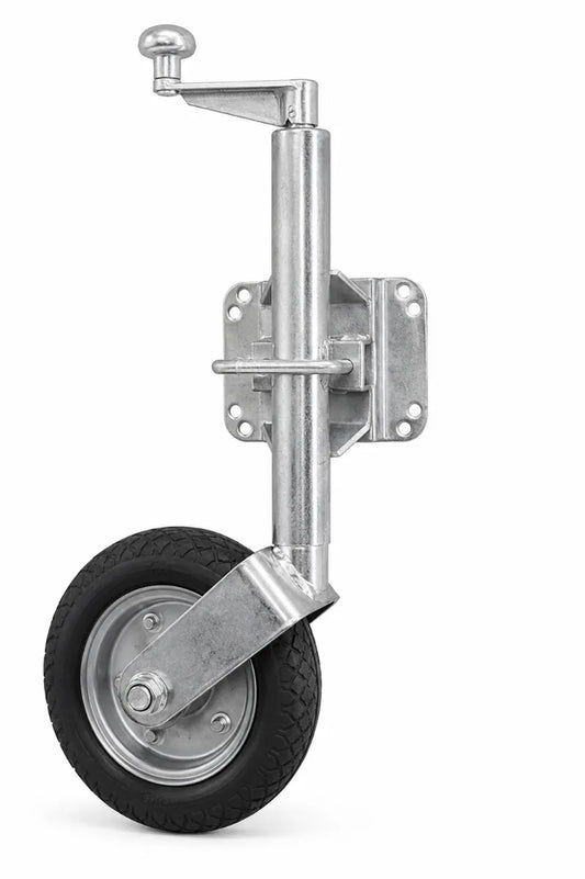 Manutec 10" Swing-Up U-Bolt Jockey Wheel Bronze Bush Heavy Duty Bracket 1000kg