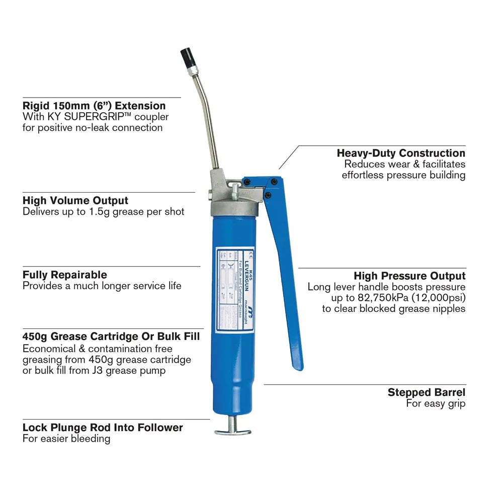 Macnaught K45-01 Levergun 450g Grease Gun