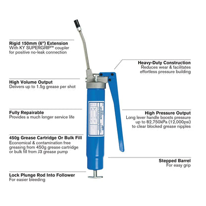 Macnaught K45-01 Levergun 450g Grease Gun