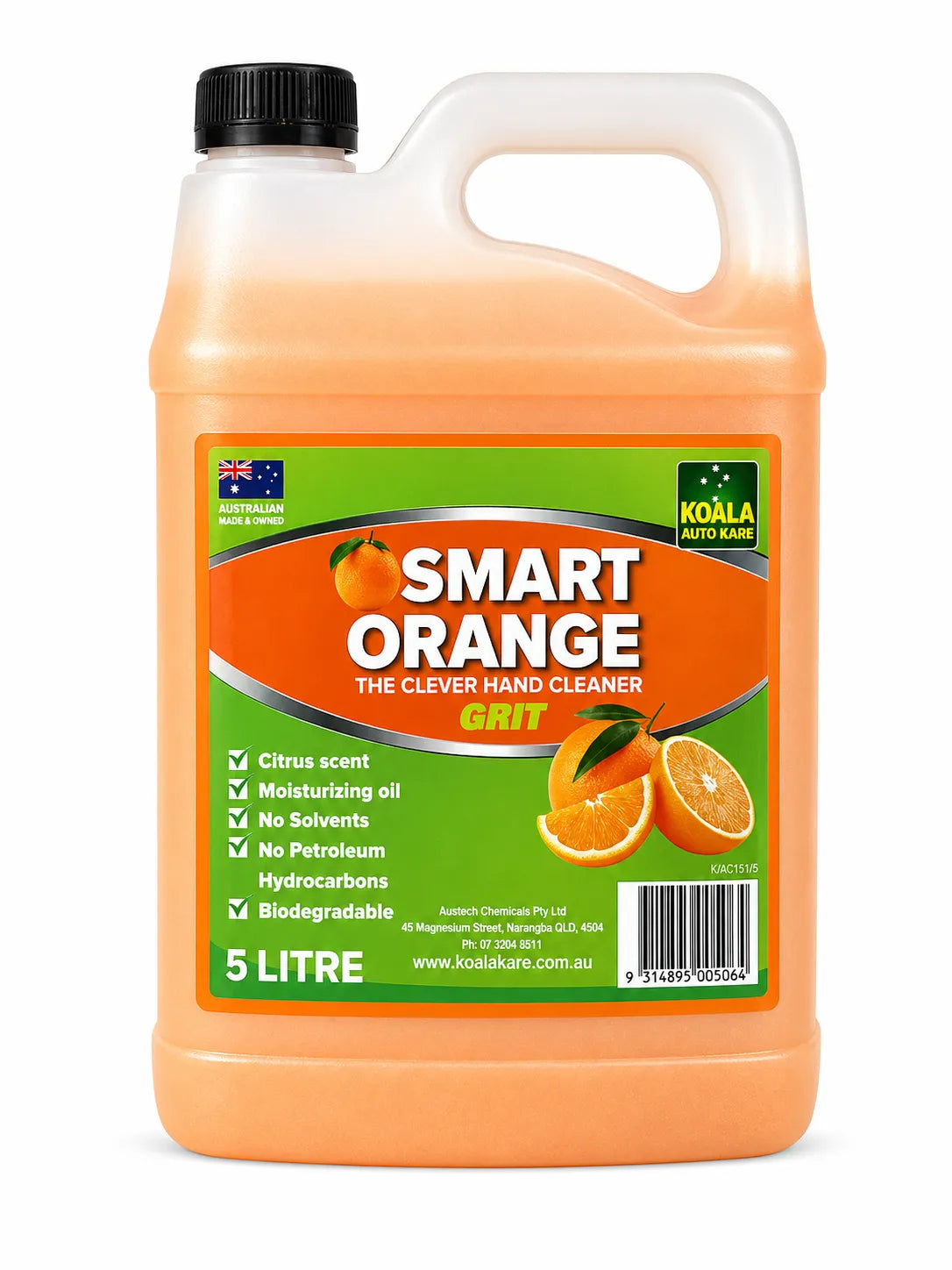 Koala Auto Kare Xtreme Orange Grit Hand Cleaner