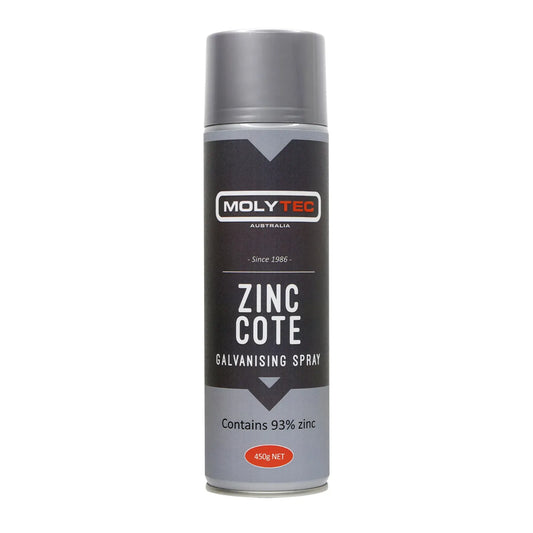 Molytec Zinc Cote Zinc-Rich Galvanising Spray Aerosol 450g