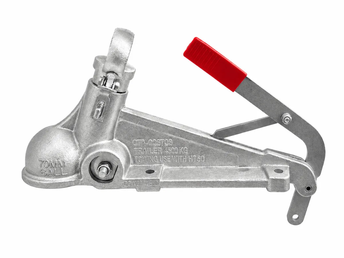 Manutec 4.5-Tonne Electric Coupling 70mm Ball 4-Hole Dacromet ADR
