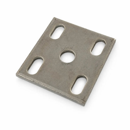 Manutec Slotted Fish Plate 8mm ZP Suits 45mm Spring 1/2" U-Bolt