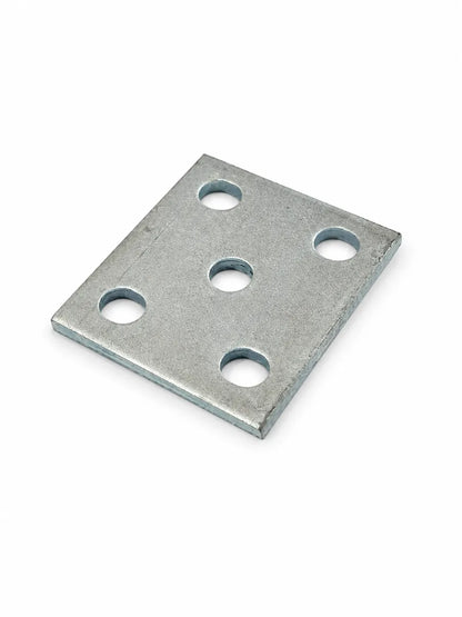 Manutec Slotted Fish Plate 10mm ZP Suits 60mm Spring 5/8" U-Bolt