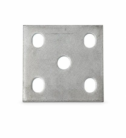 Manutec Slotted Fish Plate 10mm ZP Suits 60mm Spring 5/8" U-Bolt