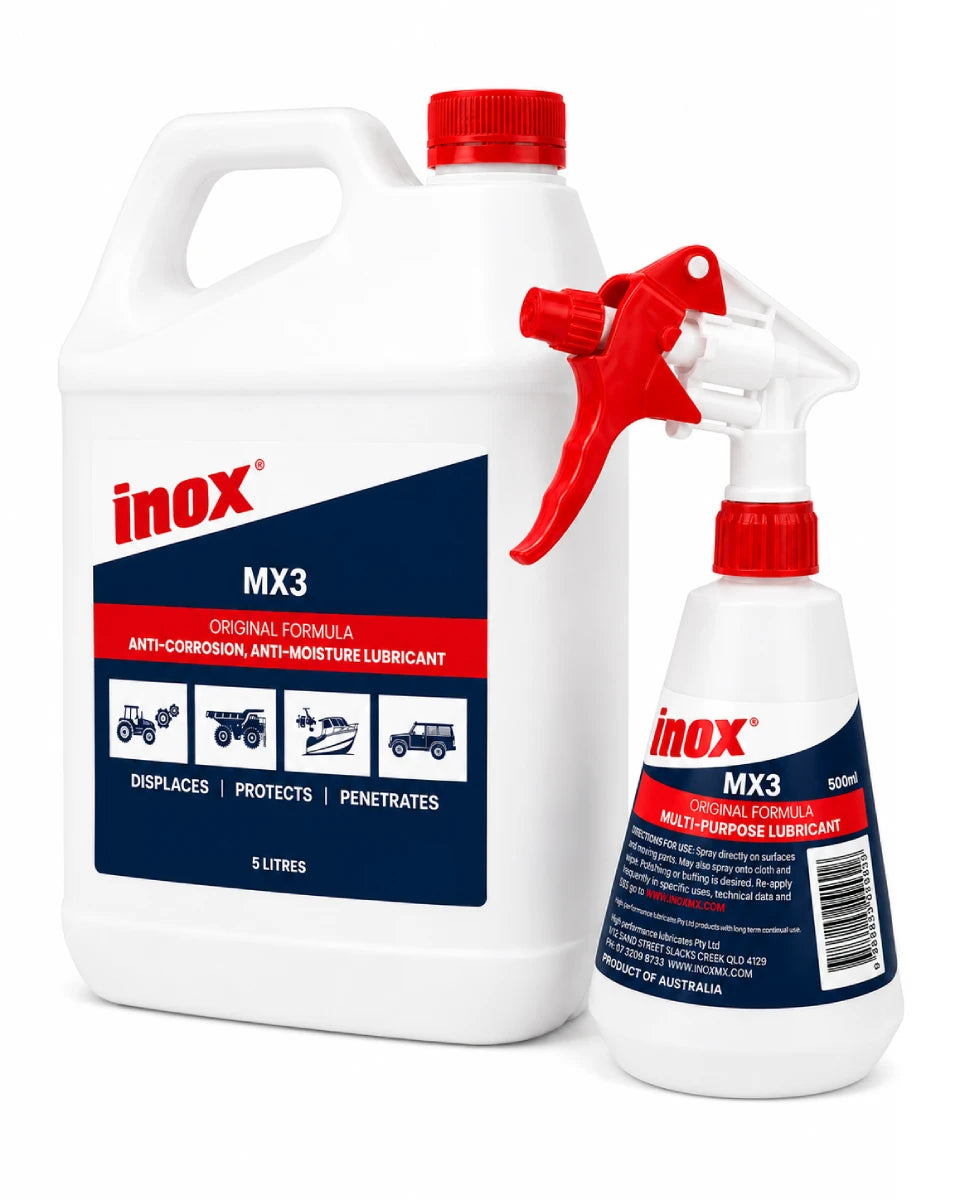 Inox MX3 Anti-Corrosion Lubricant 5L + 500ml Spray Bottle