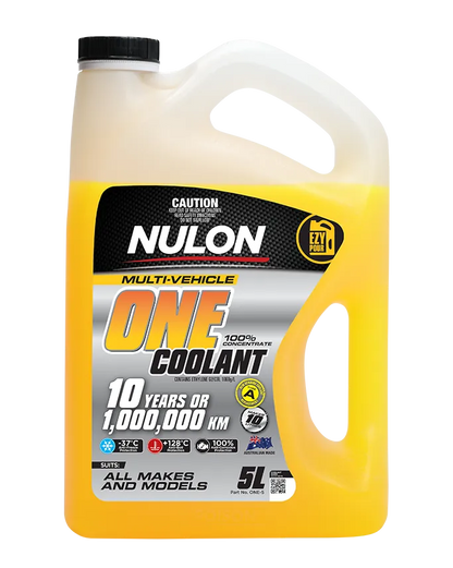 Nulon Multi-Vehicle ONE Coolant 100% Concentrate 5L