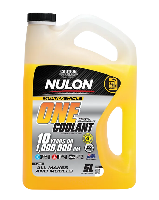 Nulon Multi-Vehicle ONE Coolant 100% Concentrate 5L
