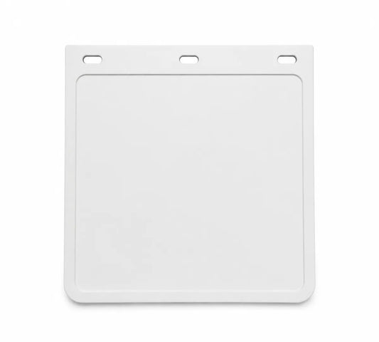 Truckmate 10 x 9" White Mud Flap 249 x 230mm