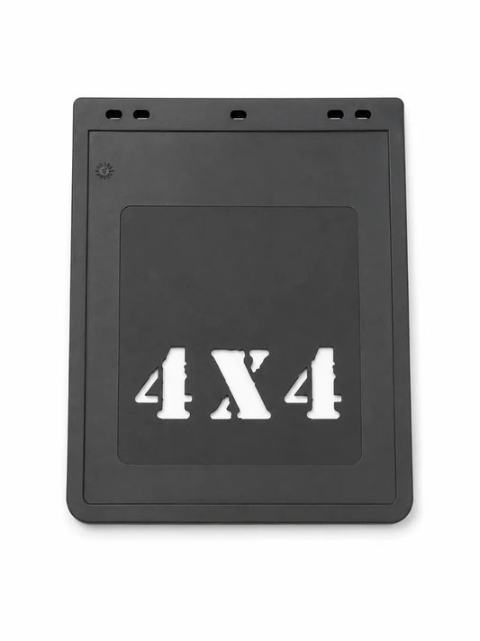 Truckmate 14 x 12" Black Mud Flap 4x4 Monogram 354 x 297mm