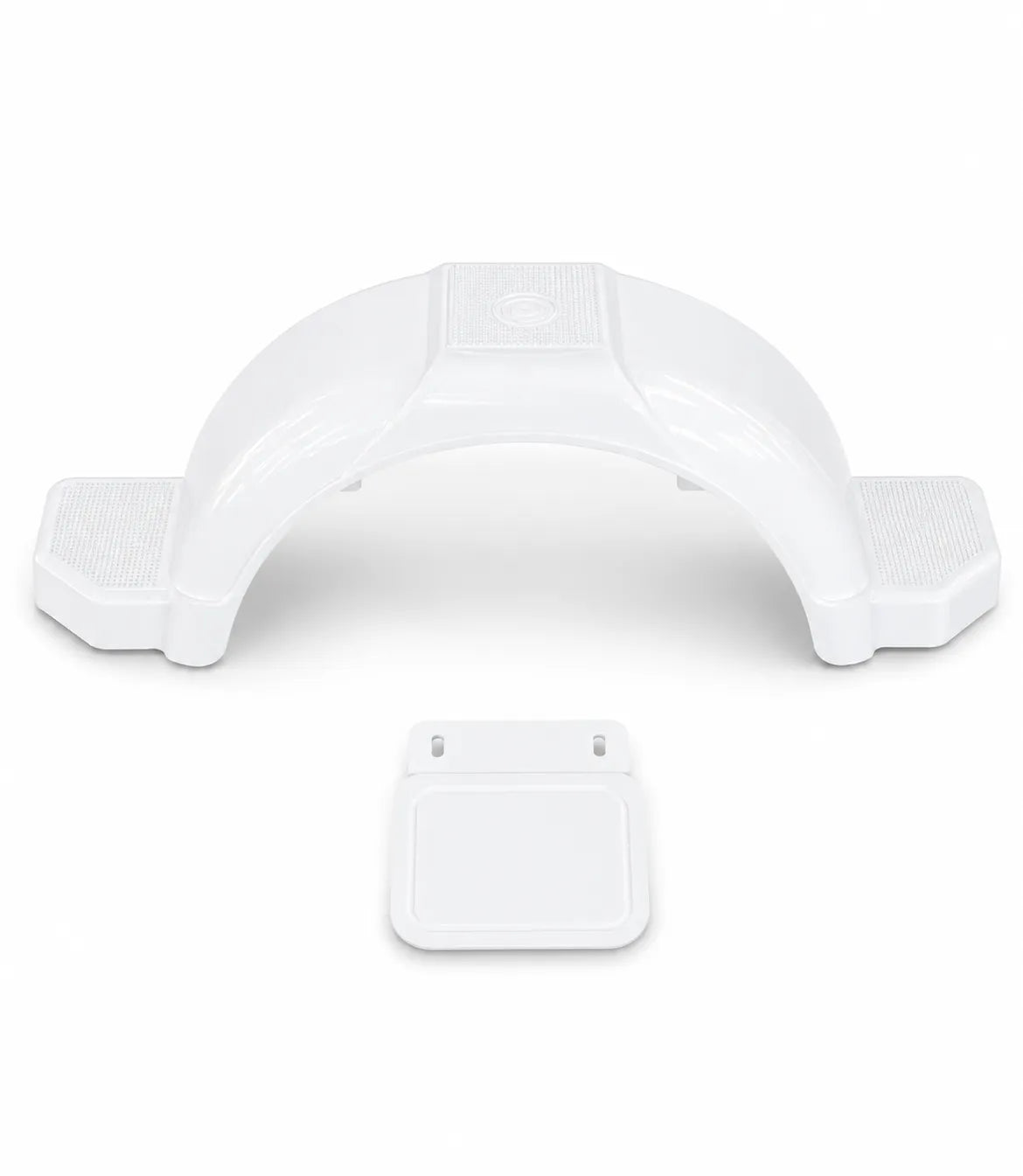 White Plastic Mudguard Suits 13 Inch Wheels
